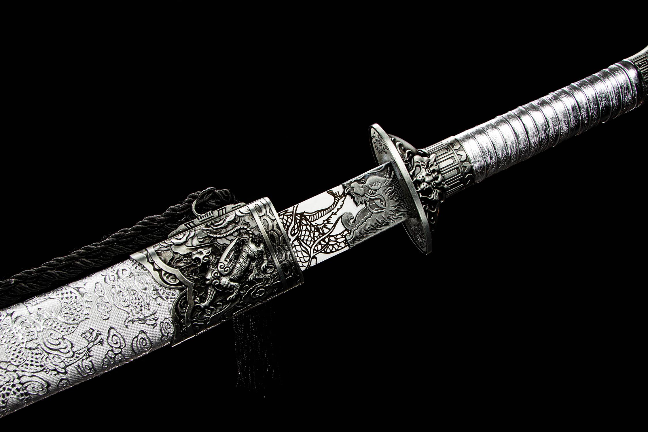 巽龍斬龍虎刀 武具　刀装具　日本刀　模造刀 居合刀 巽龙斩龙虎刀- 剑与不见官网